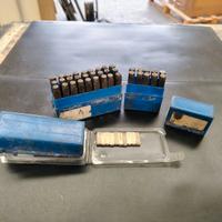 punzoni per metallo lettere e numeri + miniserie