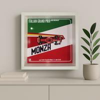 Quadro F1 - Monza 2024 - Leclerc - 1:43