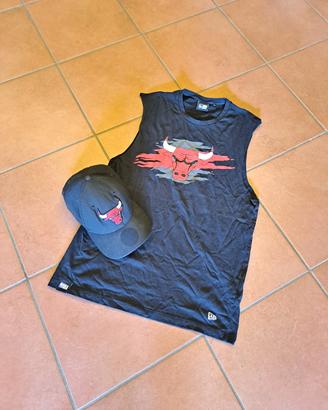 Lotto Chicago Bulls: Canotta Cappellino New Era 