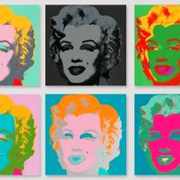 Andy warhol Marilyn Monroe set di 10