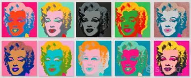 Andy warhol Marilyn Monroe set di 10
