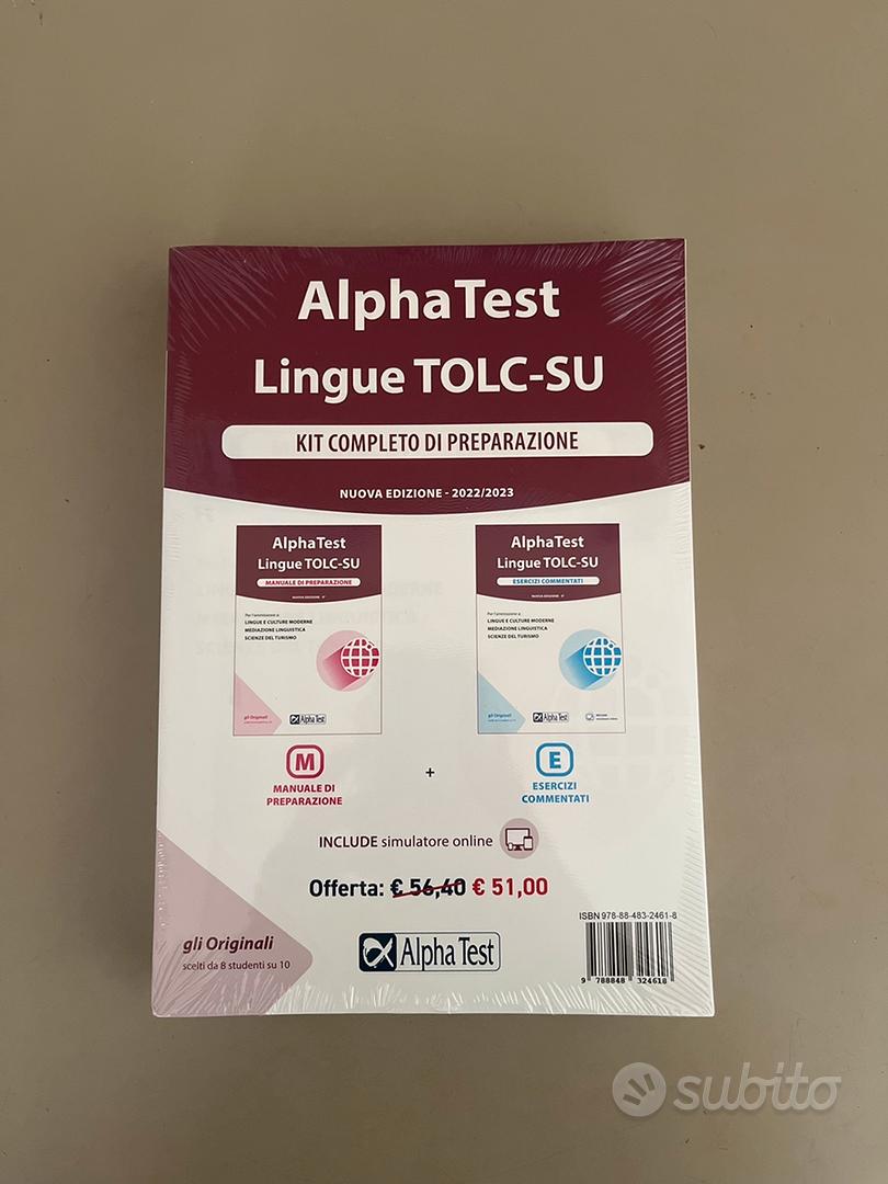 Alpha Test Lingue Straniere TOLC-SU - Libri e Riviste In vendita a Terni