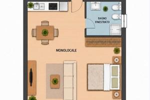 Chiavari monolocale arredato