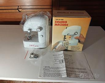 Macchina da cucire portatile, cofanetto kit cucito