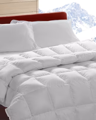 Vero Piumino d'Oca Ungherese Matrimoniale Bianco