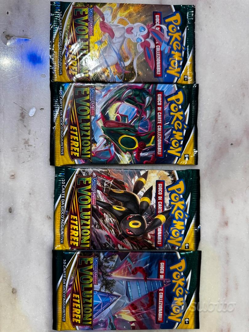 Pokemon box di buste evoluzioni eteree ita