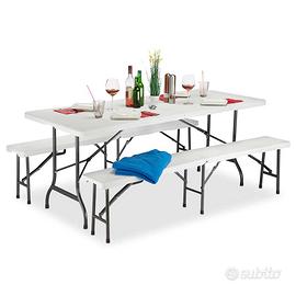 tavolo + panche richiudibile