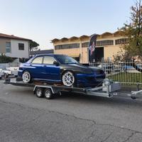 Rimorchio porta auto basculante pianale abbassato