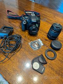Canon EOS 600D + obiettivi e accessori