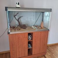 acquario  completo di mobile