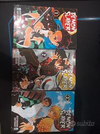 demon slayer manga dall'1 al 3