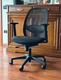 Sedia a rotelle da ufficio Unisit Andy