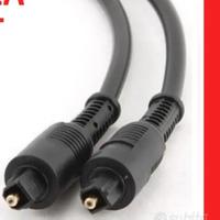 cavo ottico stereo TV home teathre 5.1