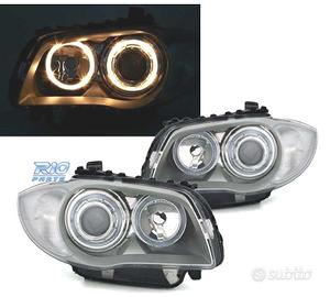 FARI BMW E81 E87 E82 E88 ANGEL EYES FONDO CROMATO 