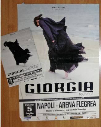 Giorgia, locandina concerto