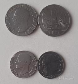 Monete Lira Italiana Vittorio Emanuele III