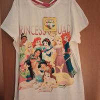 T Shirt/maglietta DISNEY PRINCESS taglia M, 12/14