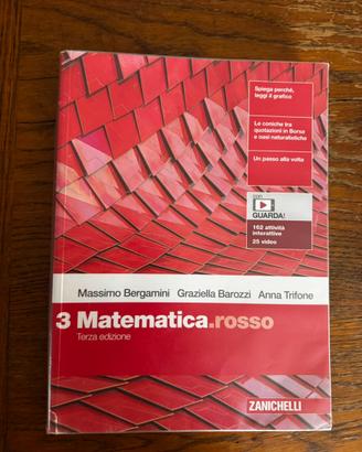 Zanichelli Matematica rosso 3