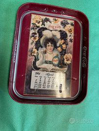 Vassoio latta Coca-Cola calendario 1901