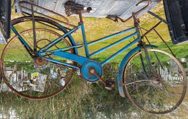 Bicicletta da Panettiere Fornaio Trasporto Vintage
