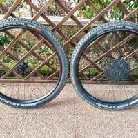 ruote 29 boost Alexrims 30md/cassetta sram nx