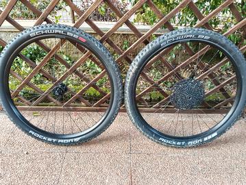 ruote 29 boost Alexrims 30md/cassetta sram nx