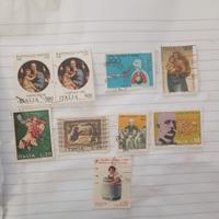 francobolli italiani usati 1971/72/83