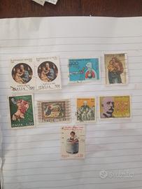 francobolli italiani usati 1971/72/83