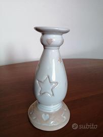 Portacandela in ceramica Villa D'Este Home Tivoli