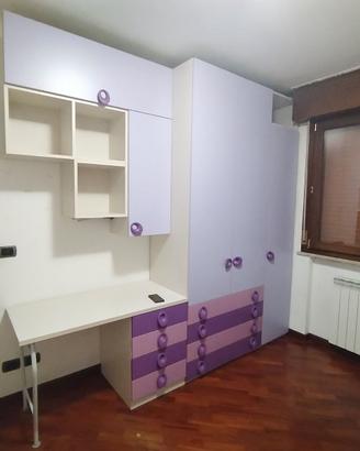 Cameretta Mondo Convenienza 2 letti + armadio