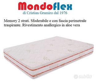 Materasso memory sfoderabile