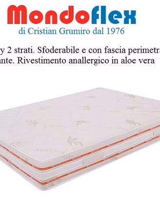 Materasso memory sfoderabile