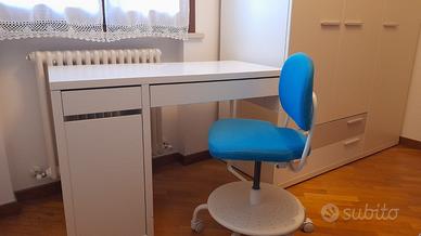 Sedia da scrivania per bambini VIMUND, blu