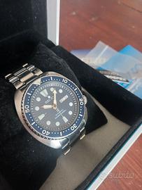 Orologio Seiko Turtle Blu