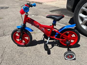 Bici per bambino spiderman