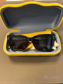 Occhiali originali Gucci neri con custodia