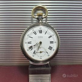 Orologio tasca Perrin Geneve argento 800