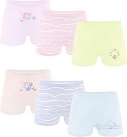 Multipack di Boxer in Cotone per Bambine 2-4 ANNI