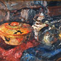 olio su tavola Amerigo Tamburrini