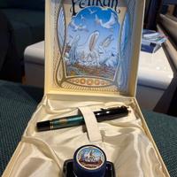 Penna stilografica Pelikan M800 verde/nera – nuova