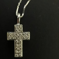 Collana uomo oro bianco