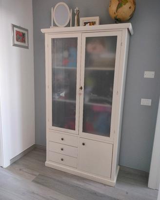 Credenza Modello Shabby Bianca in vero legno.
