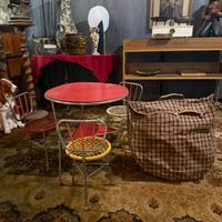 Tavolo e Sedie Bambini Anni '50 richiudibile