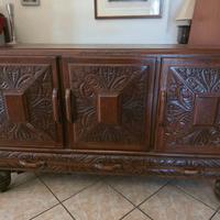 mobile antico 3 sportelli + 3 cassetti