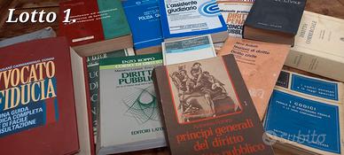 Lotto libri studio giurisprudenza Diritto pubblico