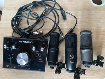 Microfoni e scheda audio