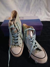 Snackers Converse alte azzurre n.38