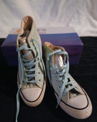 Snackers Converse alte azzurre n.38
