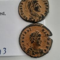 lotto 2 monete romane lecita provenienza 