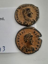 lotto 2 monete romane lecita provenienza 